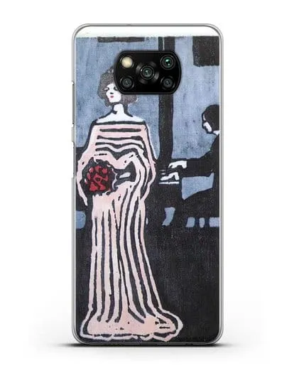 Чехол Певица (Кандинский Василий) силиконовый для Xiaomi Poco X3