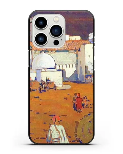 Чехол Арабский город (Кандинский Василий) силиконовый для iPhone 13 Pro