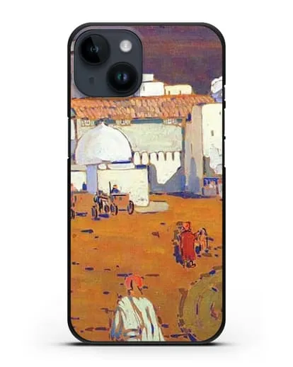 Чехол Арабский город (Кандинский Василий) силиконовый для iPhone 14