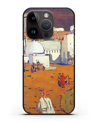 Чехол Арабский город (Кандинский Василий) силиконовый для iPhone 14 Pro