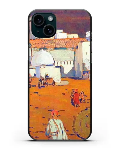 Чехол Арабский город (Кандинский Василий) силиконовый для iPhone 15 Plus