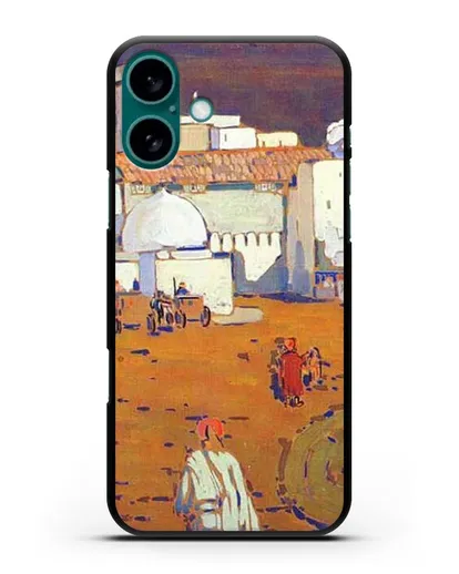 Чехол Арабский город (Кандинский Василий) силиконовый для iPhone 16 Plus