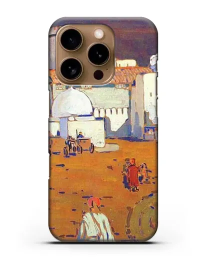 Чехол Арабский город (Кандинский Василий) силиконовый для iPhone 16 Pro