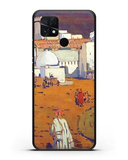 Чехол Арабский город (Кандинский Василий) силиконовый для Xiaomi Poco C40
