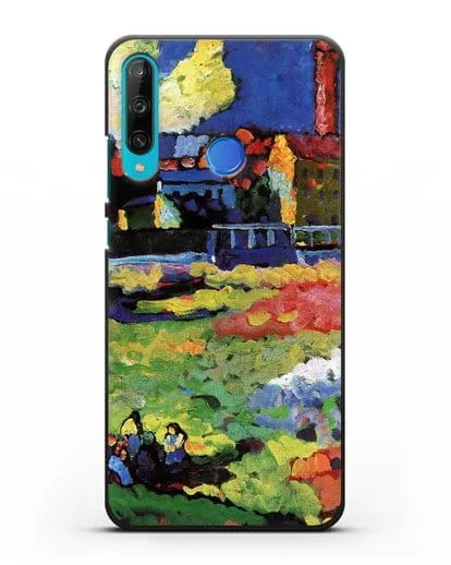 Чехол Мюнхенский Швабинг с церковью Св. Урсулы (Кандинский Василий) силиконовый для Honor 9C