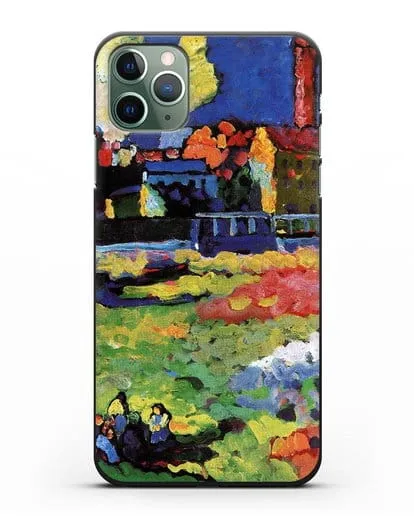 Чехол Мюнхенский Швабинг с церковью Св. Урсулы (Кандинский Василий) силиконовый для iPhone 11 Pro Max