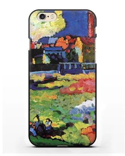 Чехол Мюнхенский Швабинг с церковью Св. Урсулы (Кандинский Василий) силиконовый для iPhone 6s