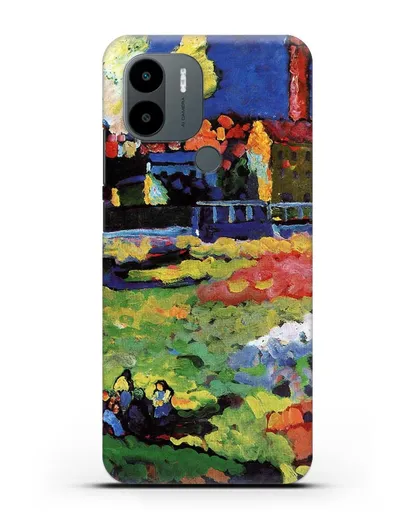 Чехол Мюнхенский Швабинг с церковью Св. Урсулы (Кандинский Василий) силиконовый для Xiaomi Poco C51