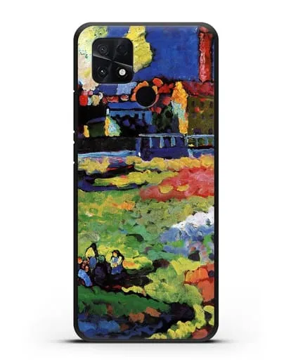 Чехол Мюнхенский Швабинг с церковью Св. Урсулы (Кандинский Василий) силиконовый для Xiaomi Poco C40