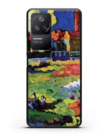 Чехол Мюнхенский Швабинг с церковью Св. Урсулы (Кандинский Василий) силиконовый для Xiaomi Poco F4