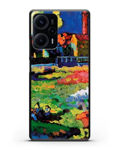 Чехол Мюнхенский Швабинг с церковью Св. Урсулы (Кандинский Василий) силиконовый для Xiaomi Poco F5