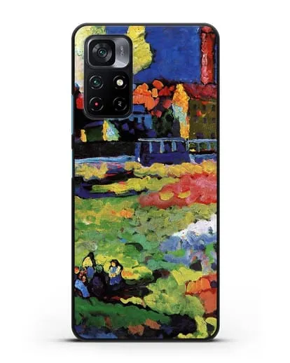 Чехол Мюнхенский Швабинг с церковью Св. Урсулы (Кандинский Василий) силиконовый для Xiaomi Poco M4 Pro 5G