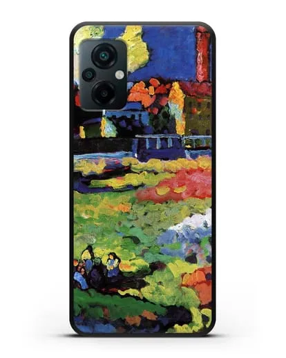 Чехол Мюнхенский Швабинг с церковью Св. Урсулы (Кандинский Василий) силиконовый для Xiaomi Poco M5