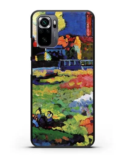 Чехол Мюнхенский Швабинг с церковью Св. Урсулы (Кандинский Василий) силиконовый для Xiaomi Poco M5s