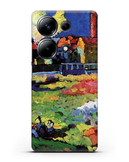 Чехол Мюнхенский Швабинг с церковью Св. Урсулы (Кандинский Василий) силиконовый для Xiaomi Poco M6 Pro