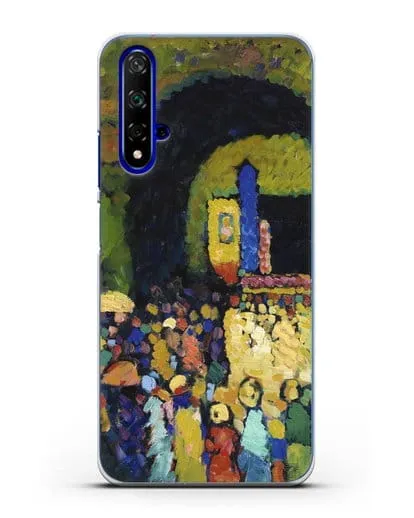 Чехол Людвигскирхе в Мюнхене (Кандинский Василий) силиконовый для Honor 20