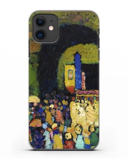 Чехол Людвигскирхе в Мюнхене (Кандинский Василий) силиконовый для iPhone 11