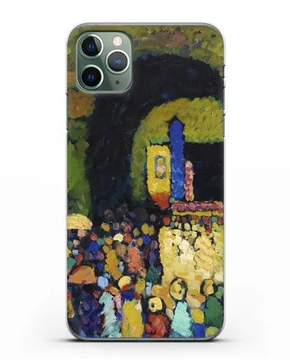 Чехол Людвигскирхе в Мюнхене (Кандинский Василий) силиконовый для iPhone 11 Pro Max