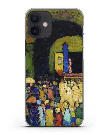 Чехол Людвигскирхе в Мюнхене (Кандинский Василий) силиконовый для iPhone 12 mini