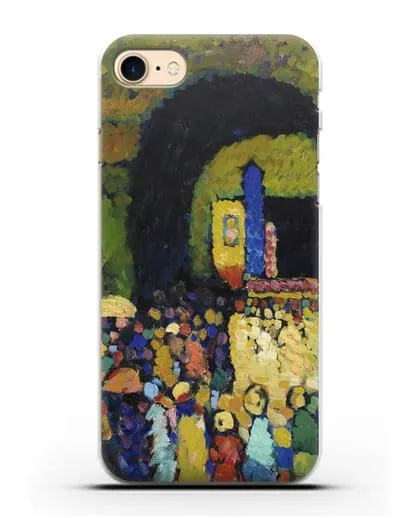 Чехол Людвигскирхе в Мюнхене (Кандинский Василий) силиконовый для iPhone 7