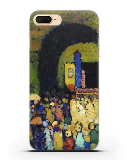 Чехол Людвигскирхе в Мюнхене (Кандинский Василий) силиконовый для iPhone 7 Plus