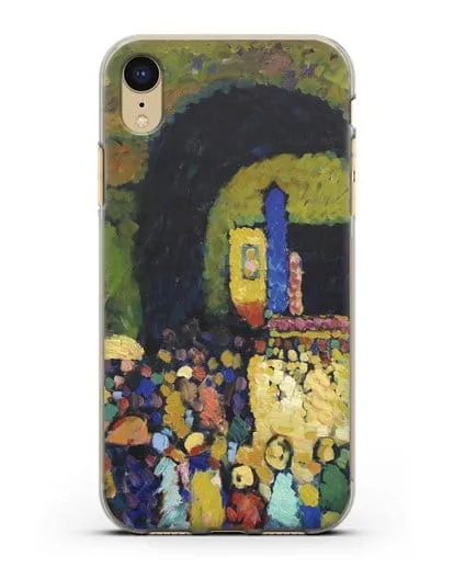 Чехол Людвигскирхе в Мюнхене (Кандинский Василий) силиконовый для iPhone XR