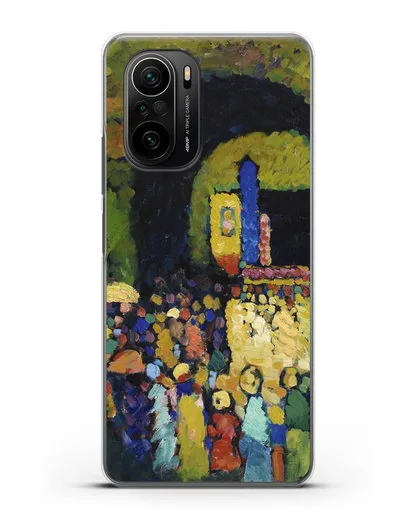 Чехол Людвигскирхе в Мюнхене (Кандинский Василий) силиконовый для Xiaomi Poco F3