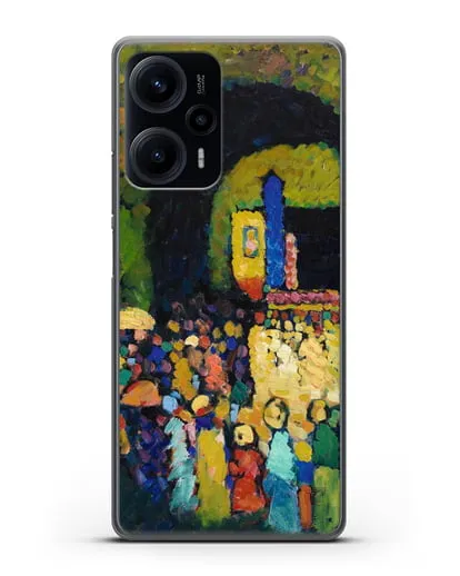 Чехол Людвигскирхе в Мюнхене (Кандинский Василий) силиконовый для Xiaomi Poco F5