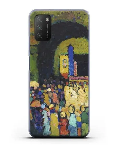 Чехол Людвигскирхе в Мюнхене (Кандинский Василий) силиконовый для Xiaomi Poco M3