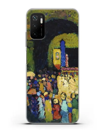 Чехол Людвигскирхе в Мюнхене (Кандинский Василий) силиконовый для Xiaomi Poco M3 Pro