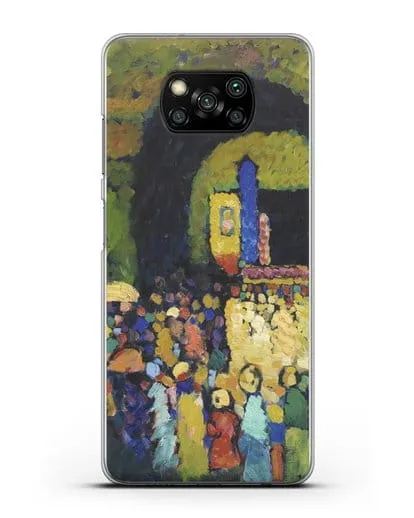 Чехол Людвигскирхе в Мюнхене (Кандинский Василий) силиконовый для Xiaomi Poco X3