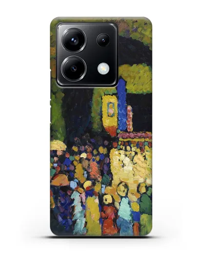 Чехол Людвигскирхе в Мюнхене (Кандинский Василий) силиконовый для Xiaomi Poco X6