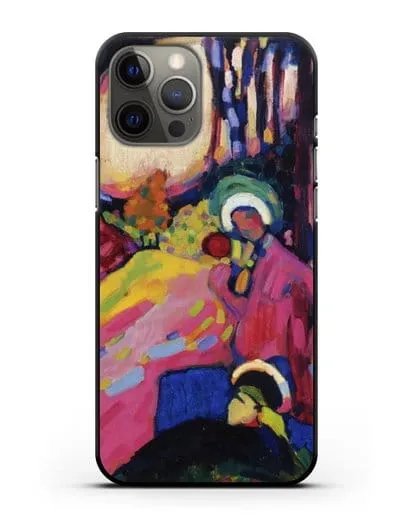 Чехол Белый звук (Кандинский Василий) силиконовый для iPhone 12 Pro Max