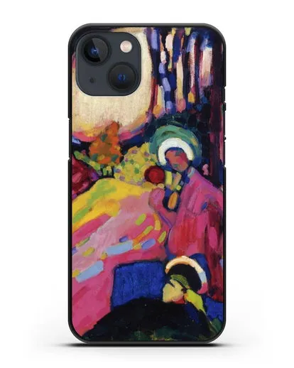 Чехол Белый звук (Кандинский Василий) силиконовый для iPhone 13 Mini