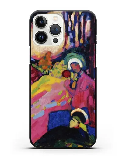 Чехол Белый звук (Кандинский Василий) силиконовый для iPhone 13 Pro Max