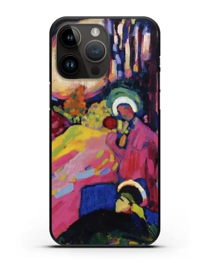 Чехол Белый звук (Кандинский Василий) силиконовый для iPhone 14 Pro Max