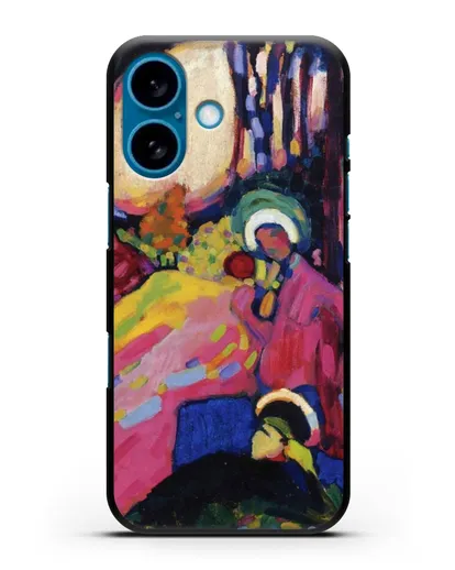 Чехол Белый звук (Кандинский Василий) силиконовый для iPhone 16