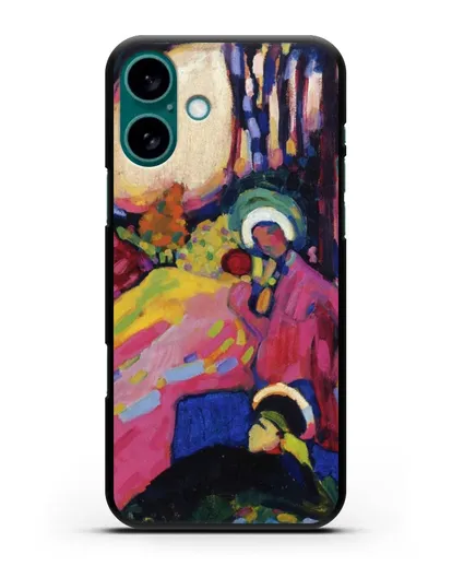 Чехол Белый звук (Кандинский Василий) силиконовый для iPhone 16 Plus