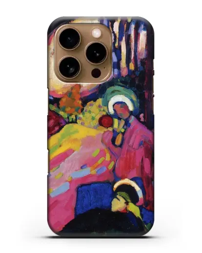 Чехол Белый звук (Кандинский Василий) силиконовый для iPhone 16 Pro