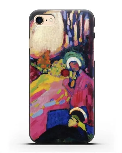 Чехол Белый звук (Кандинский Василий) силиконовый для iPhone 7