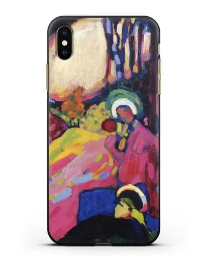 Чехол Белый звук (Кандинский Василий) силиконовый для iPhone XS Max