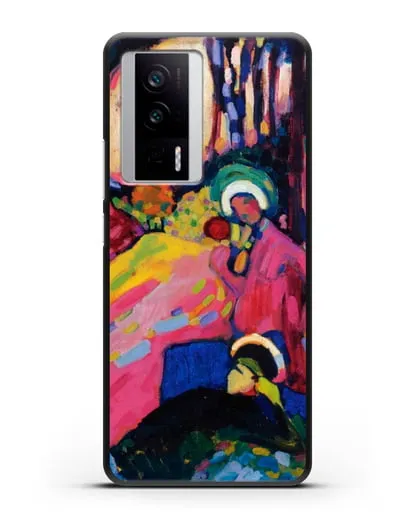 Чехол Белый звук (Кандинский Василий) силиконовый для Xiaomi Poco F5 Pro