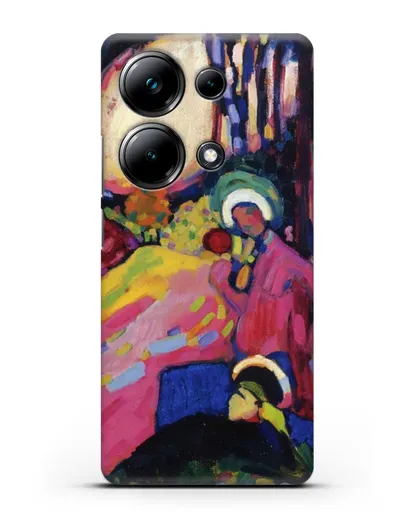 Чехол Белый звук (Кандинский Василий) силиконовый для Xiaomi Poco M6 Pro