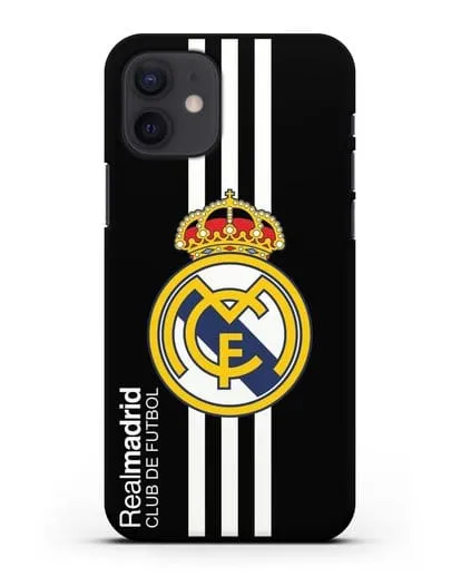 Чехол с надписью Real Madrid Club de Futbol силиконовый для iPhone 12