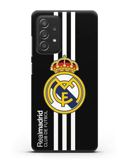 Чехол с надписью Real Madrid Club de Futbol силиконовый для Samsung Galaxy A53