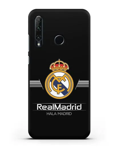 Чехол с логотипом Real Madrid и надписью Hala Madrid силиконовый для Honor 20e