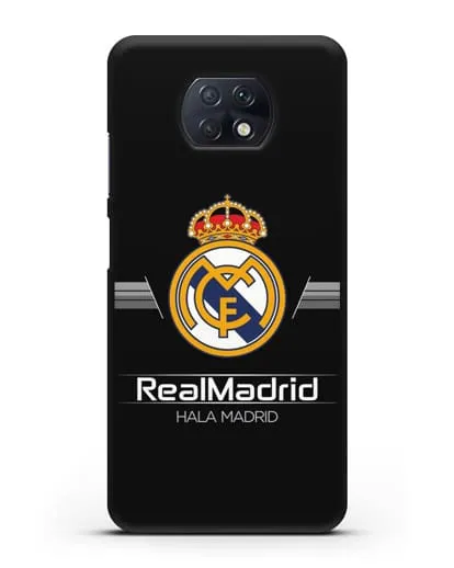 Чехол с логотипом Real Madrid и надписью Hala Madrid силиконовый для Xiaomi Redmi Note 9T