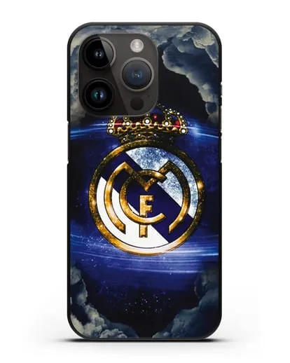 Чехол с картинкой Реал Мадрид силиконовый для iPhone 14 Pro