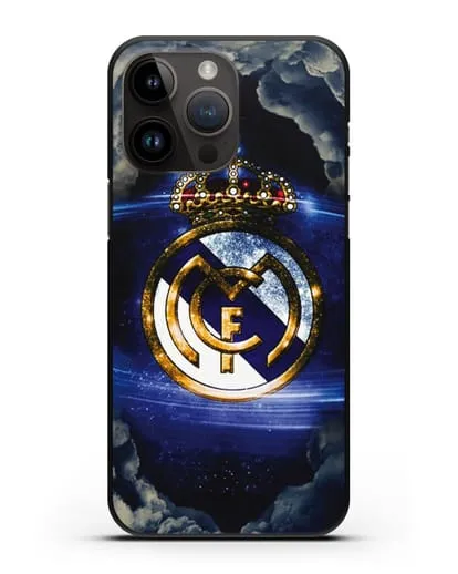 Чехол с картинкой Реал Мадрид силиконовый для iPhone 14 Pro Max