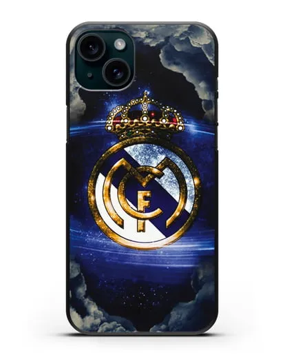 Чехол с картинкой Реал Мадрид силиконовый для iPhone 15 Plus